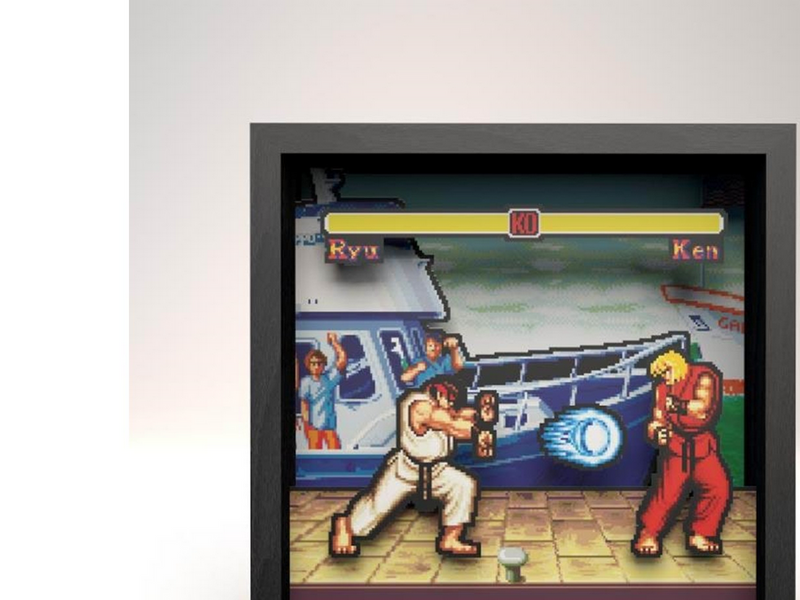 Pixel Frames - Street Fighter Boat Scene - Bild