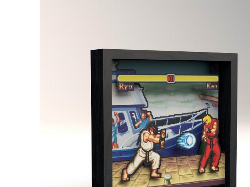 Pixel Frames - Street Fighter Boat Scene - Bild