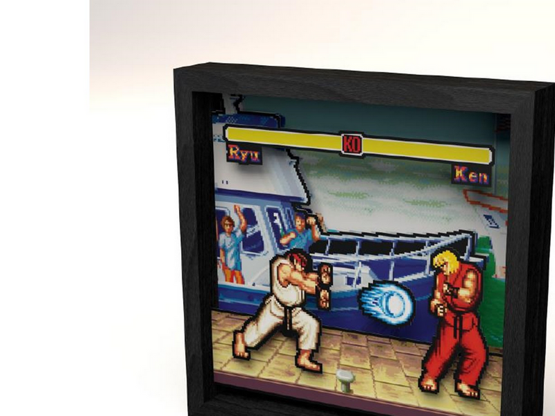 Pixel Frames - Street Fighter Boat Scene - Bild