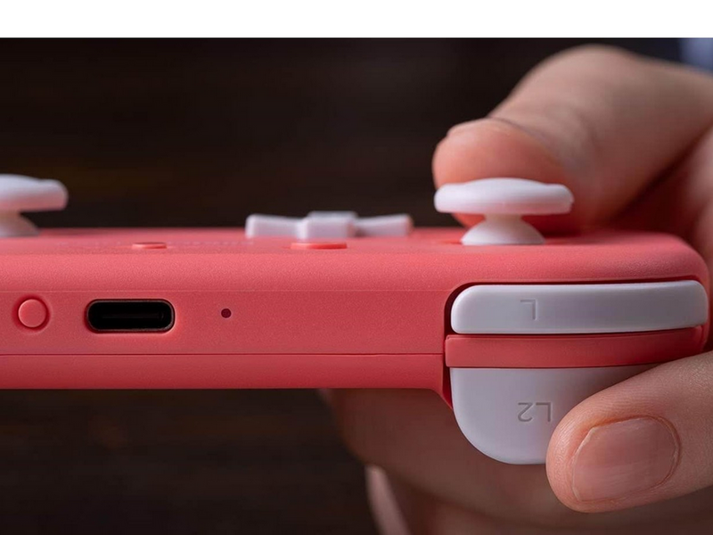 8BitDo Lite 2 - 18 Hours Playtime - Switch - iOS - Android - Pink - Wireless Controller