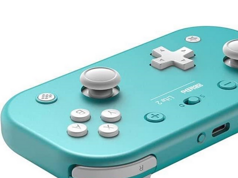 8BitDo Lite 2 - 18 Hours Playtime - Switch - iOS - Android - Blue - Wireless Controller