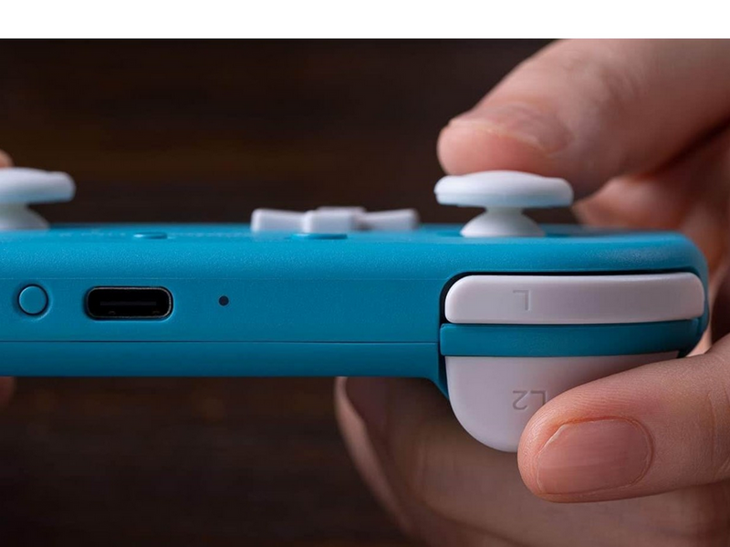8BitDo Lite 2 - 18 Hours Playtime - Switch - iOS - Android - Blue - Wireless Controller