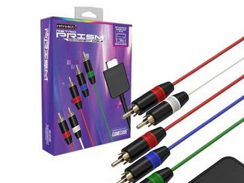 Retro-Bit Prism Component Cable for GameCube - Wired - Nintendo GameCube