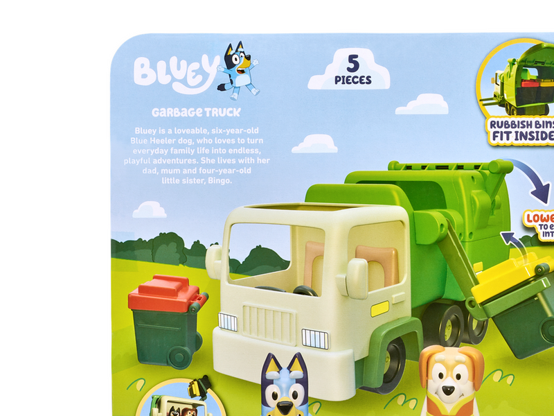 Bluey Garbage Truck playset