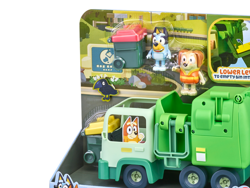 Bluey Garbage Truck playset