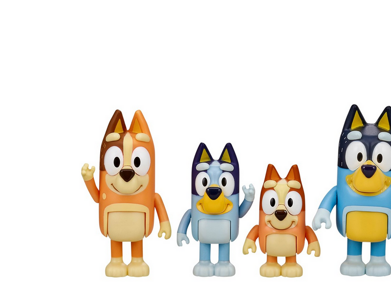 Bluey 4 pcs Figure pack