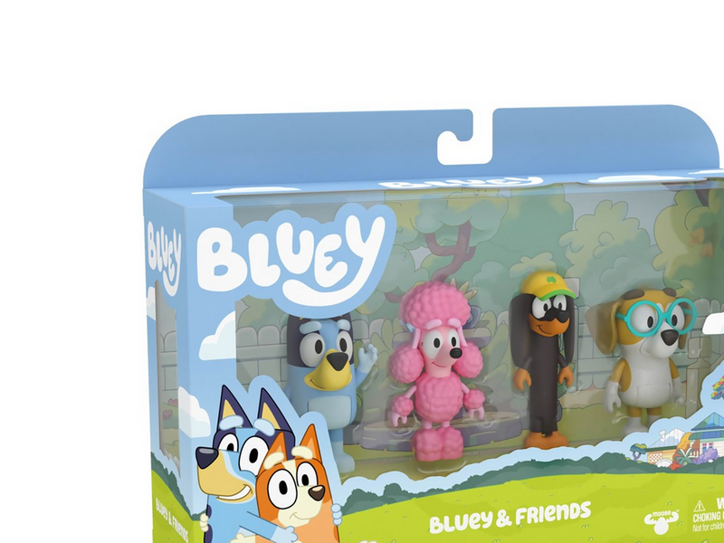 Bluey 4 pcs Figure pack