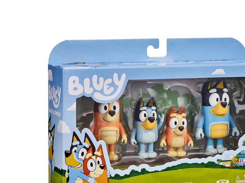 Bluey 4 pcs Figure pack