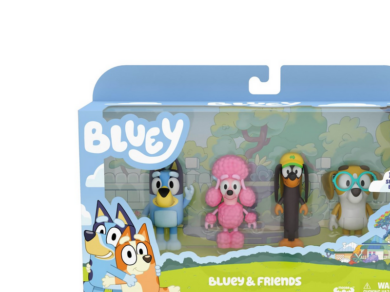 Bluey 4 pcs Figure pack