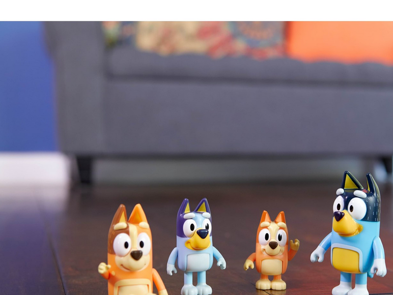 Bluey 4 pcs Figure pack
