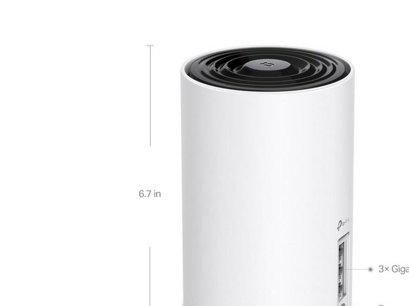 TP-Link Deco XE75 (2-PACK) AXE5400 Tri-Band Mesh Wi-Fi 6E System - Wireless router 802.11a/b/g/n/ac/ax (Wi-Fi 6E)