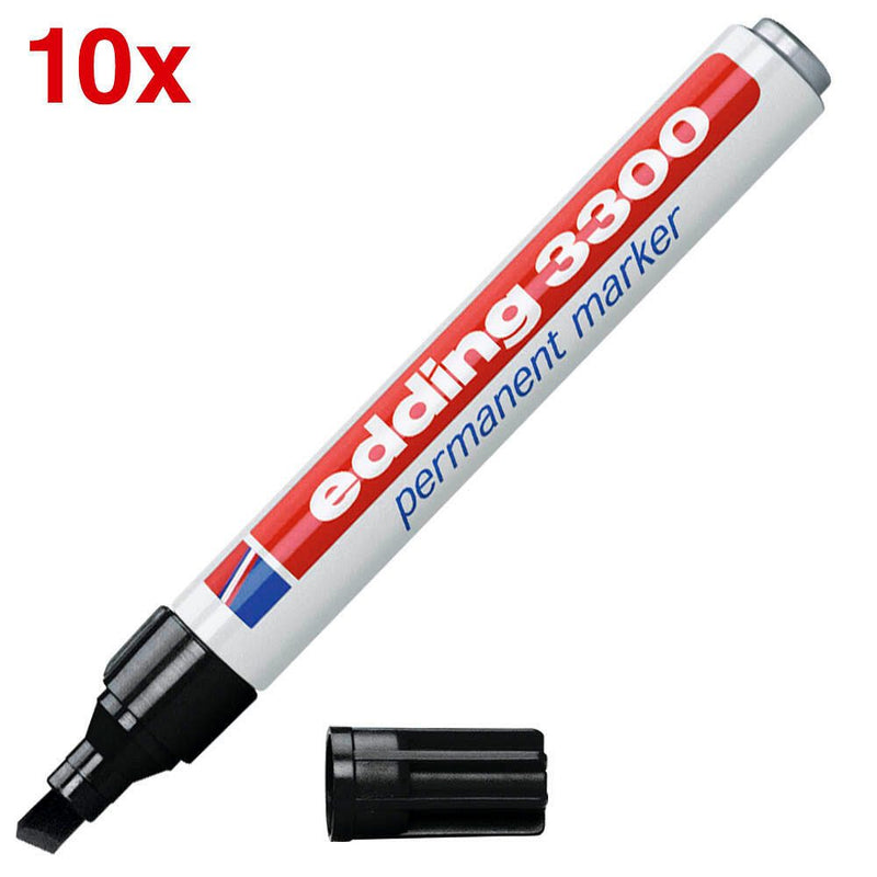 edding 3300 Permanentmarker 1,0 - 5,0 mm schwarz - 10 Stück