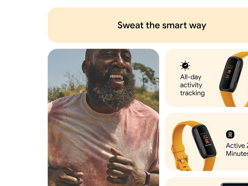 Fitbit Inspire 3 Black/Morning Glow