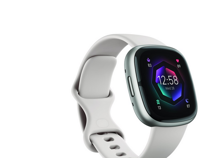 Fitbit Sense 2 Lunar White/Platinum
