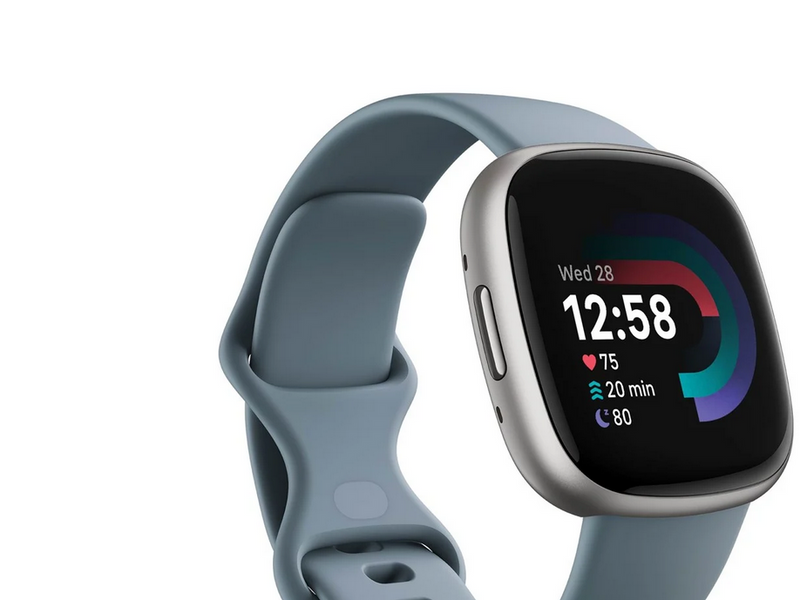 Fitbit Versa 4 Waterfall Blue/Platinum
