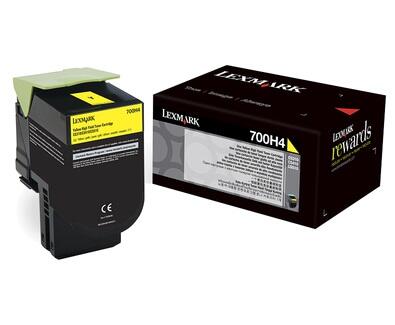Lexmark Original Toner Standard Variante - CX410 gelb 3.000 Seiten (80C0H40)