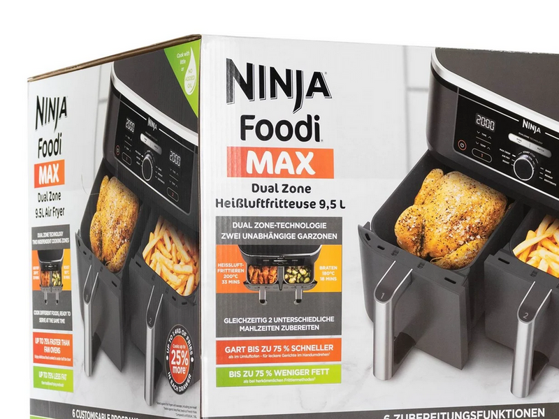 Ninja Foodi MAX Dual Zone AF400EU - Schwarz