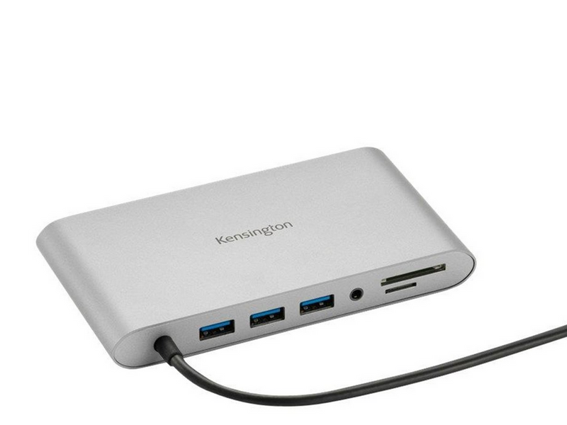 Kensington UH1440P USB-C 5Gbps Dual Video Driverless Mobile Dock – 85W Pass-Through Power – DP/HDMI/VGA