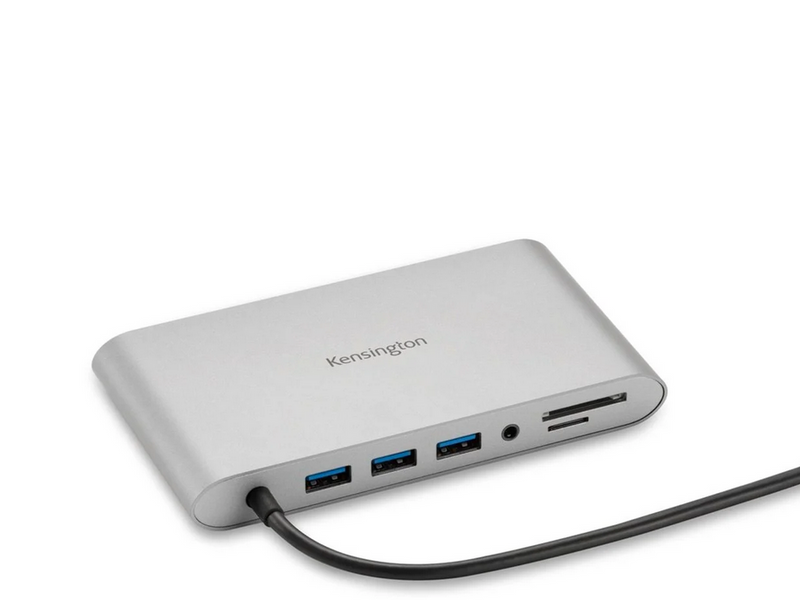 Kensington UH1440P USB-C 5Gbps Dual Video Driverless Mobile Dock – 85W Pass-Through Power – DP/HDMI/VGA
