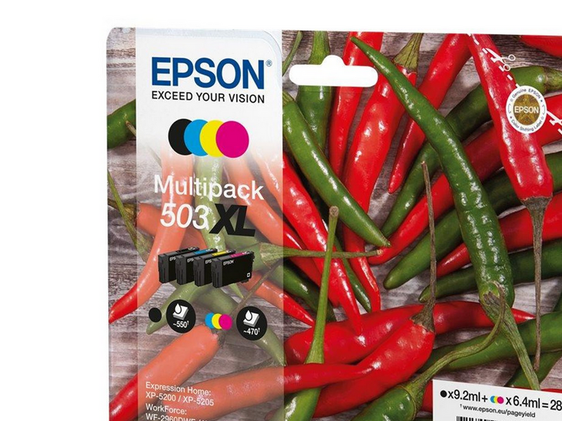 Epson 503XL Multipack - 4-pack - XL - black yellow cyan magenta - original - ink cartridge
