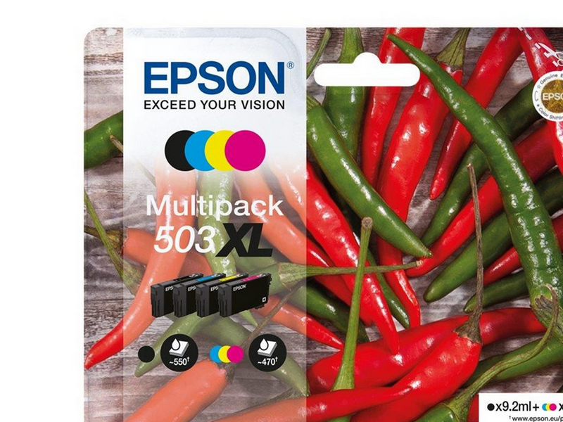 Epson 503XL Multipack - 4-pack - XL - black yellow cyan magenta - original - ink cartridge