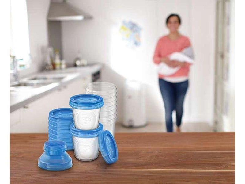 Philips Avent SCF618/10 10 cups for Breast milk storage - 180 ml