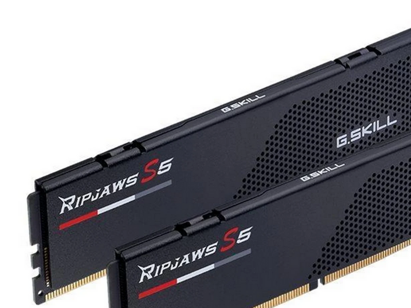 G.Skill Ripjaws S5 DDR5-6000 - 32GB - CL30 - Dual Channel (2 pcs) - Intel XMP - Schwarz