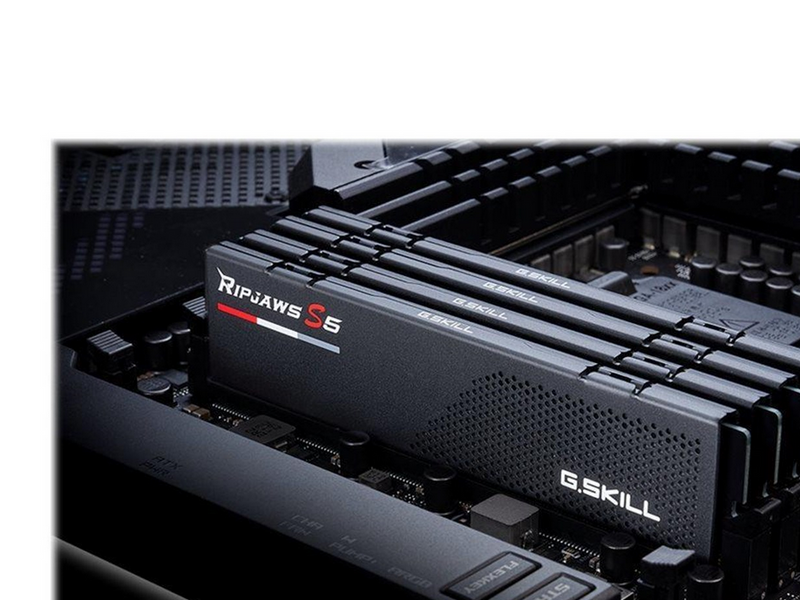 G.Skill Ripjaws S5 DDR5-6000 - 32GB - CL30 - Dual Channel (2 pcs) - Intel XMP - Schwarz