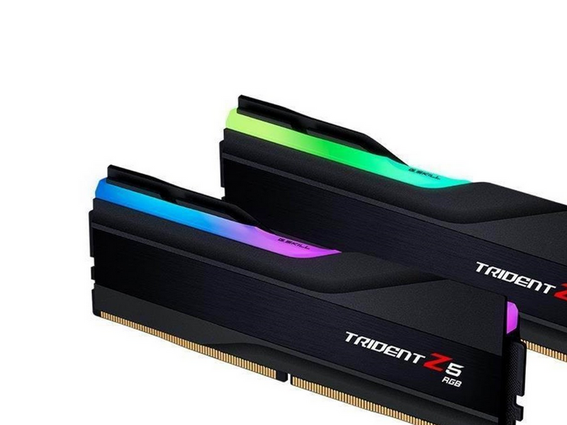 G.Skill Trident Z5 RGB DDR5-6000 - 64GB - CL30 - Dual Channel (2 pcs) - Intel XMP - Schwarz mit RGB