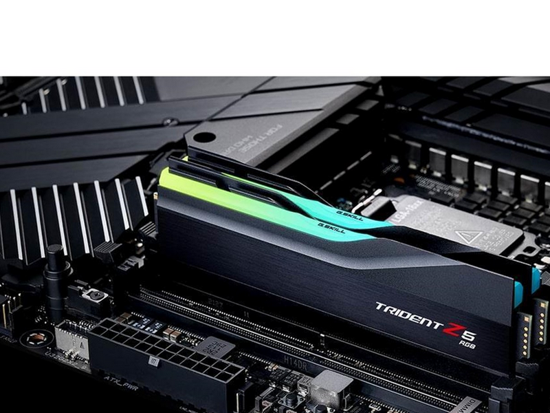 G.Skill Trident Z5 RGB DDR5-6000 - 64GB - CL30 - Dual Channel (2 pcs) - Intel XMP - Schwarz mit RGB