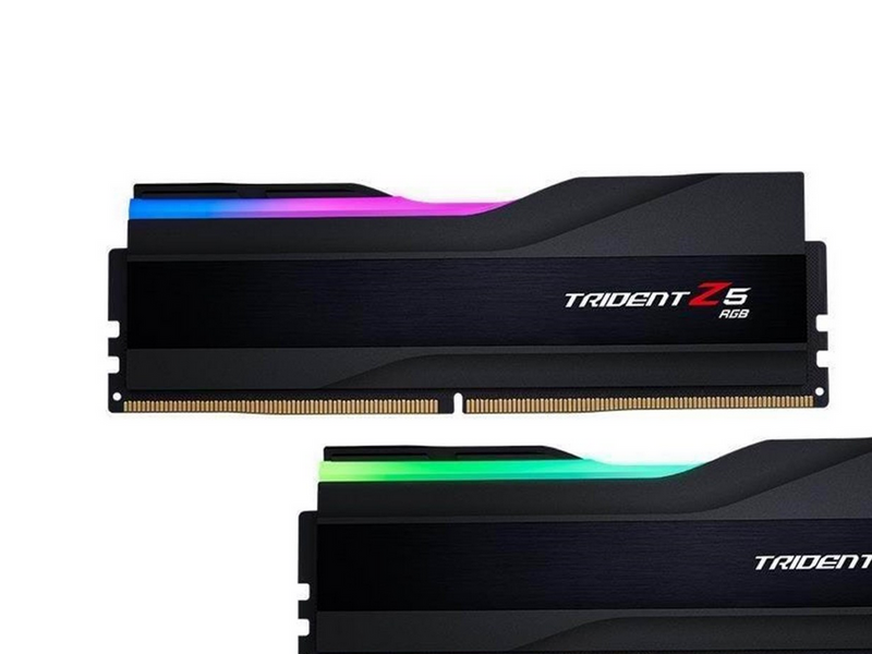 G.Skill Trident Z5 RGB DDR5-6000 - 64GB - CL30 - Dual Channel (2 pcs) - Intel XMP - Schwarz mit RGB