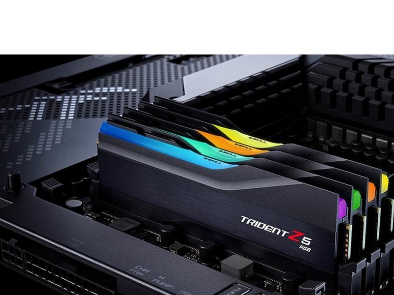 G.Skill Trident Z5 RGB DDR5-6000 - 64GB - CL30 - Dual Channel (2 pcs) - Intel XMP - Schwarz mit RGB