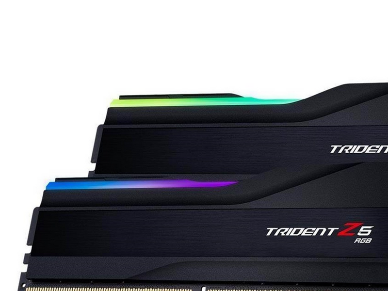 G.Skill Trident Z5 RGB DDR5-6000 - 64GB - CL30 - Dual Channel (2 pcs) - Intel XMP - Schwarz mit RGB