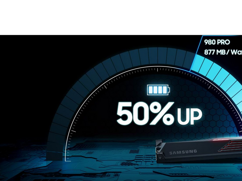 Samsung 990 Pro SSD - 2TB - Ohne Kühlkörper - M.2 2280 - PCIe 4.0