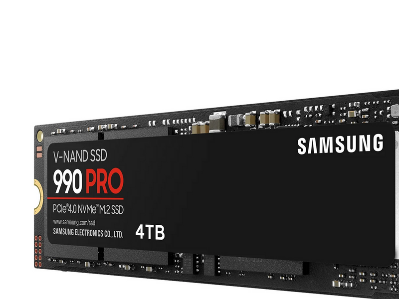 Samsung 990 Pro SSD - 4TB - Ohne Kühlkörper - M.2 2280 - PCIe 4.0