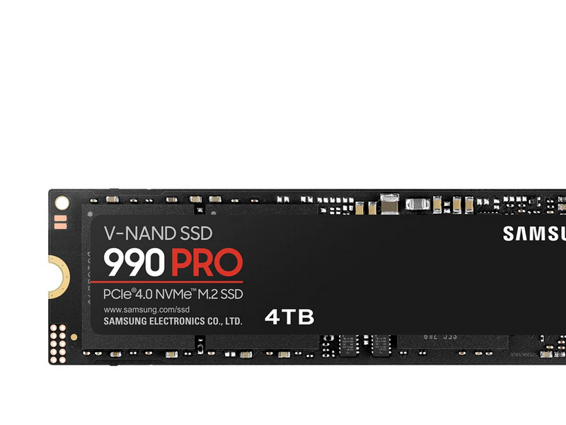 Samsung 990 Pro SSD - 4TB - Ohne Kühlkörper - M.2 2280 - PCIe 4.0