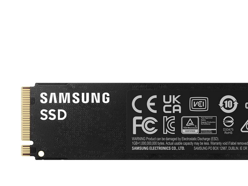 Samsung 990 Pro SSD - 4TB - Ohne Kühlkörper - M.2 2280 - PCIe 4.0