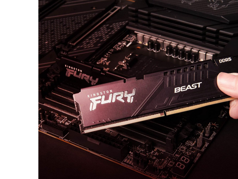 Kingston FURY Beast DDR5-5600 - 16GB - CL36 - Single Channel (1 pcs) - AMD EXPO & Intel XMP - Schwarz