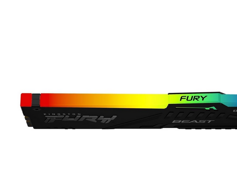 Kingston FURY Beast RGB DDR5-5600 - 32GB - CL36 - Dual Channel (2 pcs) - AMD EXPO & Intel XMP - Schwarz mit RGB