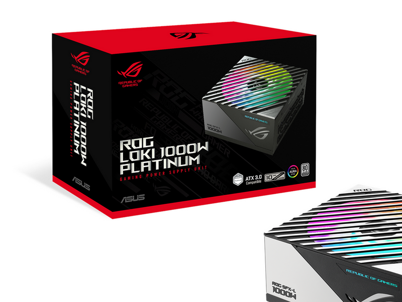 ASUS ROG Loki SFX-L 1000 Netzteile - 1000 Watt - 120 mm - ATX 3.1 - 80 Plus Platinium