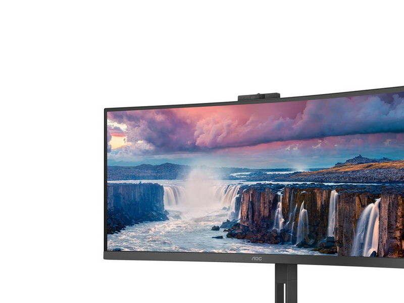 34" AOC CU34V5CW - 3440x1440 (UWQHD) - 100Hz - VA - 65W USB-C