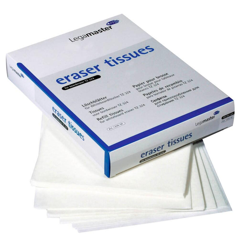 Legamaster Löschpapier für Tafellöscher - 100 Stück
