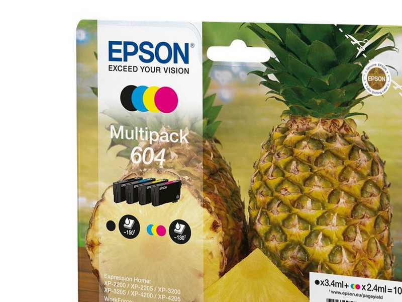 Epson 604 Multipack - 4-pack - black yellow cyan magenta - original - ink cartridge