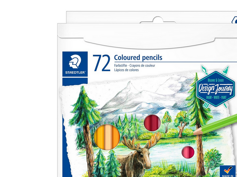 Staedtler Coloured pencil 72pcs 100% PEFC