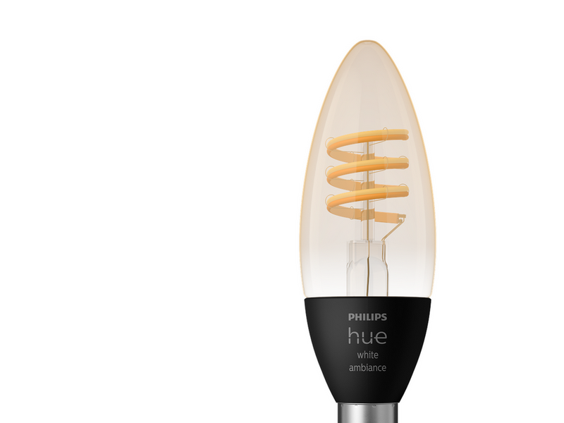 Philips Hue White Ambiance Filament E14 Candle 1-Pack