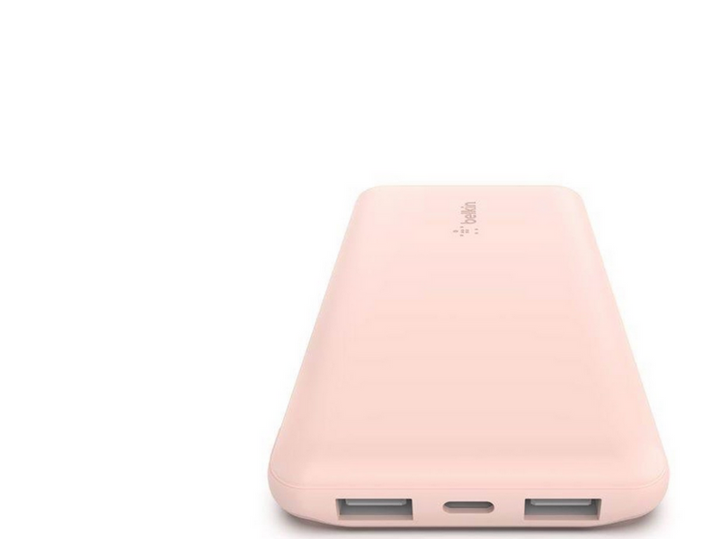 Belkin 10K Power Bank w/USB-C 15W - Rose Gold - 10000 mAh