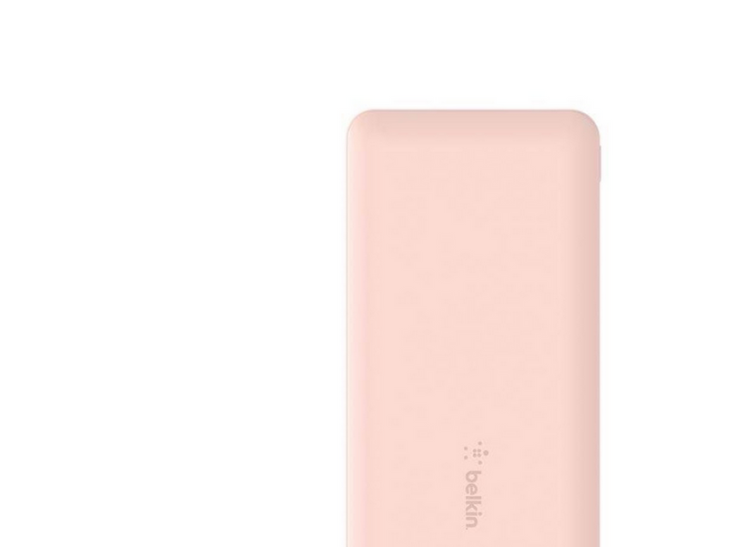 Belkin 10K Power Bank w/USB-C 15W - Rose Gold - 10000 mAh