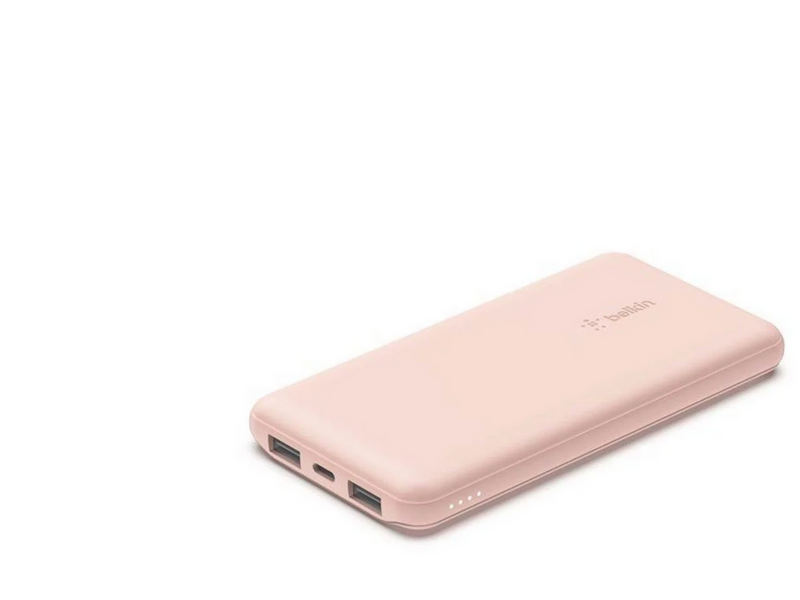 Belkin 10K Power Bank w/USB-C 15W - Rose Gold - 10000 mAh