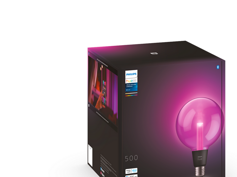 Philips Hue Lightguide G125 E27 Globe Bulb - 1-Pack