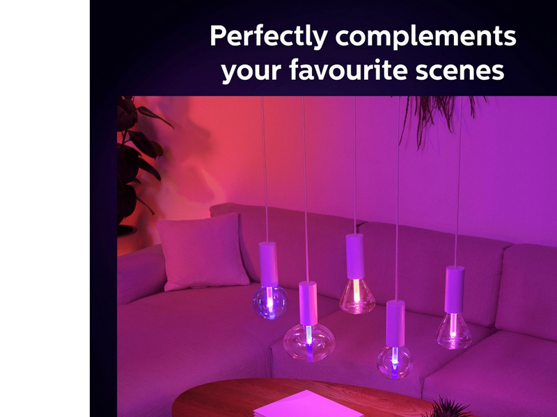 Philips Hue Lightguide G125 E27 Globe Bulb - 1-Pack